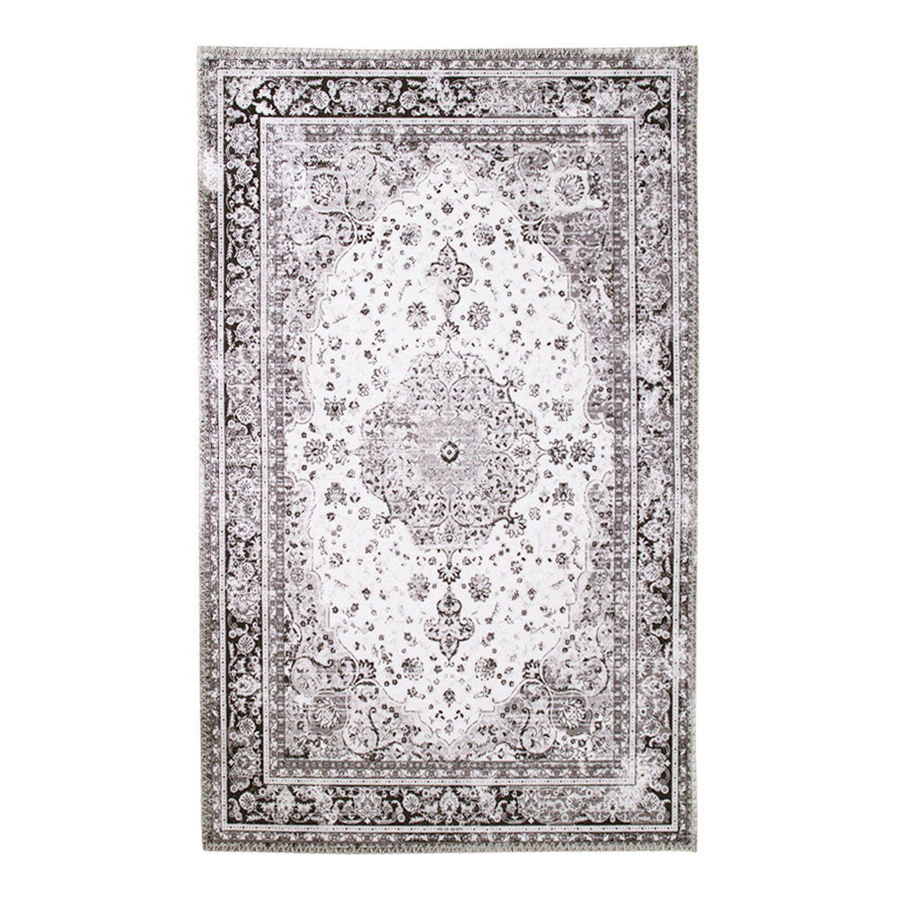 Havana Teppich – schwarz/weiß, klassischer Chenille-Teppich